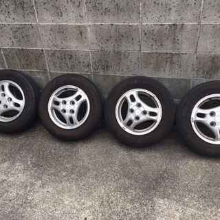 三菱トッポ純正　アルミホイールタイヤ付き145/80-13　４本セット