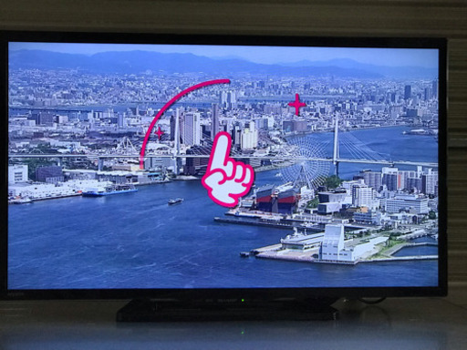美品！シャープ アクオス 液晶テレビ◇32型◇ハイビジョン外付HDD対応◇2016年製◇LC-32W35◇JT-0015