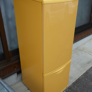 ナショナル 2ドア冷蔵庫 162L NR-B161J-D オレンジ？ 2000円です。の画像
