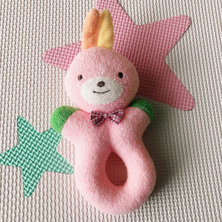 【未使用】MIKIHOUSE うさぎラトルの画像