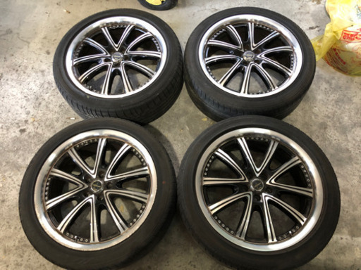 成約☆18インチアルミ 7.5J 5×PCD100 225/45R18 ポテンザ レガシィ 86 BRZ プリウス インプレッサ☆