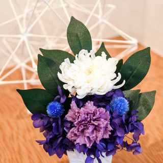 プリザーブドフラワー♥おしゃれ仏花・MINI♥の画像