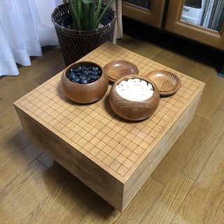 囲碁盤と碁石セット