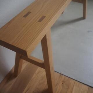 無印良品 無垢材ベンチ オーク材·大の画像