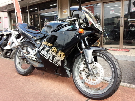 NO.2868　ＴＺＲ５０Ｒ　水冷２サイクル７．２馬力エンジン　６速ギヤ　セル付き　ブラック　☆彡