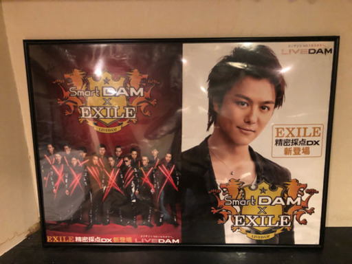 ライブダム EXILEポスター 額入り
