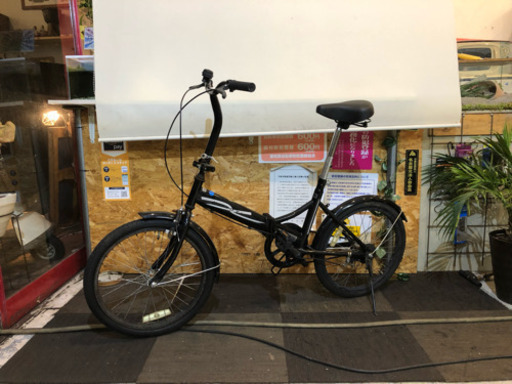 20インチ折りたたみ自転車 黒