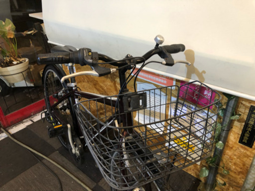 【軽量アルミフレーム】LEDオートライト7速 自転車