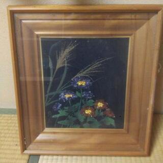貴石画 花