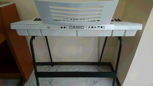 【ジャンク品】CASIO カシオ LK-218 スタンド(CS-4B)付