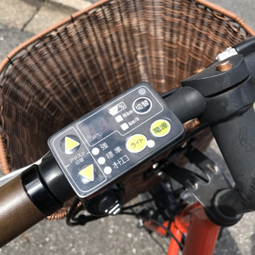 Y1008ブリヂストン8.7Ah電動アシスト自転車 新品タイヤ BRIDGESTONE 【電動アシスト自転車 中古】ブリヂストン A.C.L.