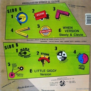 【ネット決済・発送可】レア 90sダンスホール STEELY&CLEVIE WHEN? LP レコードの画像