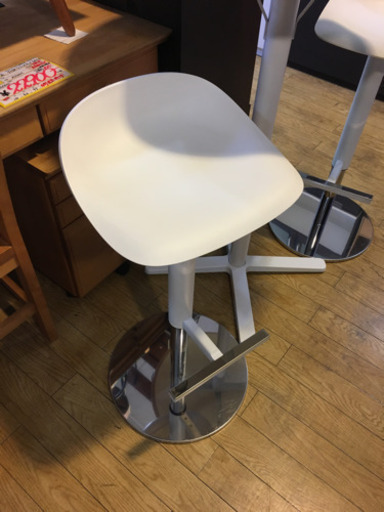 10/2 値下げ　IKEA バーテーブル&チェア3点セット 廃盤 BILLSTA カウンターテーブル