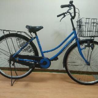 リサイクル（中古）26インチ自転車　青