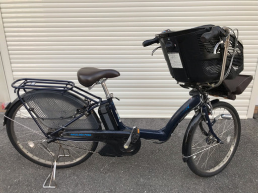 ブリヂストン　アンジェリーノ　電動アシスト自転車　幼児2人同時可能　デジタル表記