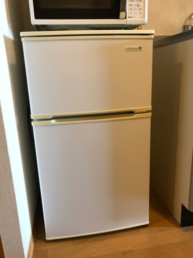 2ドア冷凍冷蔵庫 90L 単身用 2カ月使用