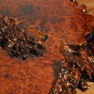 0597 花梨 瘤杢 葡萄杢 コブ杢 一枚板 無垢 花台 飾台 盆栽