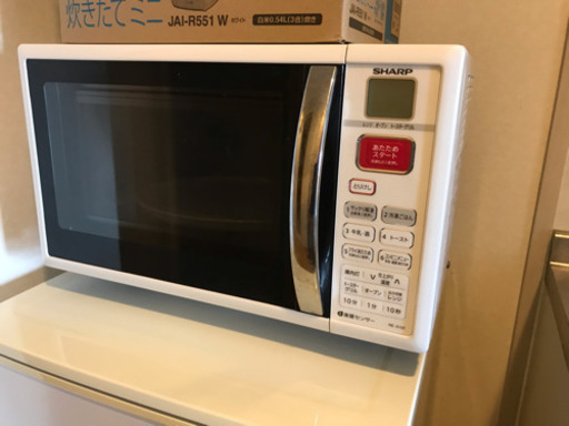 シャープ電子レンジ オーブン、トースター機能付き