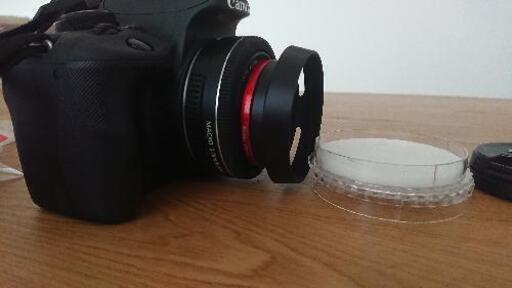 ライカ風レンズフードとKenko保護レンズセット 49mm