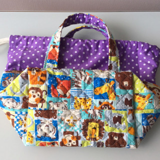 ハンドメイド  お弁当袋の画像