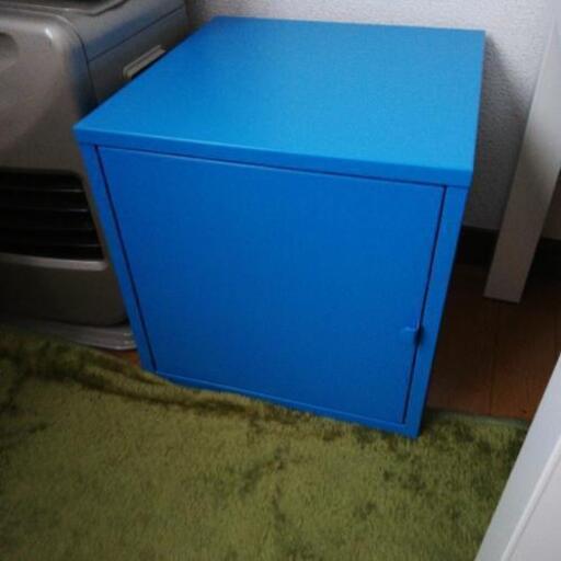 【引っ越しのため10月初旬まで】IKEA　ロッカー　青色　中古