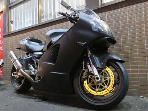 カワサキ KAWASAKI ZX-12R ZXT20A 1200cc カスタム マットブラック アクラポビッチマフラー 50,122km 実動 バイク 札幌発
