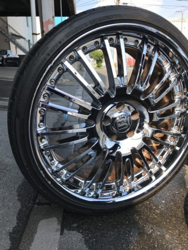 22インチ   BRANEW ブランニュー  タイヤホイール4本セット
