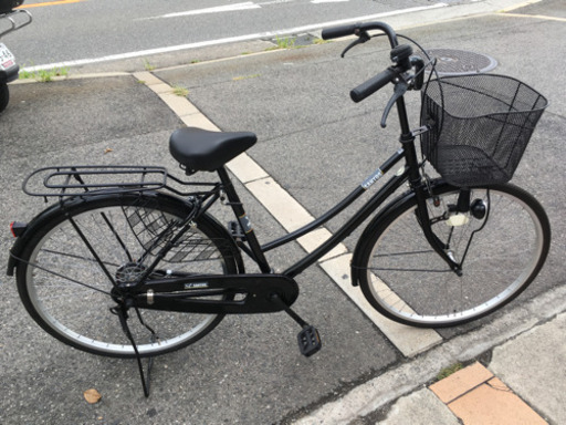 整備済　軽快車２６インチ　ブラック