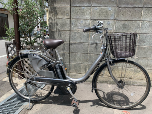 電動自転車ヤマハPAS natura26インチ4Ah グレー電動アシスト