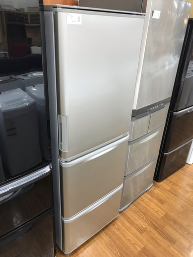 【6ヶ月保証】2017年製　SHARP（シャープ）3ドア冷蔵庫　SJ-W352C-N