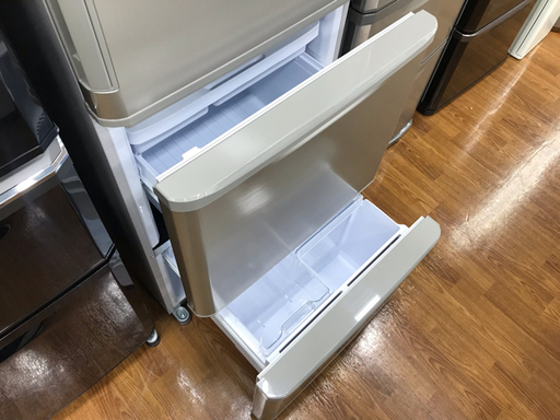 【6ヶ月保証】2017年製　SHARP（シャープ）3ドア冷蔵庫　SJ-W352C-N
