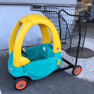 【最終値下げ】見たことある！スーパーやホームセンターのキッズカート