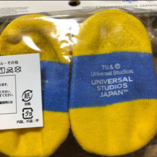 ユニバ ミニオン 9〜11センチ靴下♪の画像