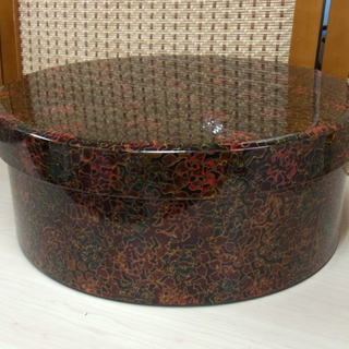 漆器　つがる塗　茶櫃(茶器入れ) 津軽塗 茶櫃 茶ひつ 茶びつ 茶道具入れ 漆器 南12条店