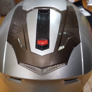 新品未使用void ジェットヘルメット t-386　Lサイズ60cm　シルバーの画像