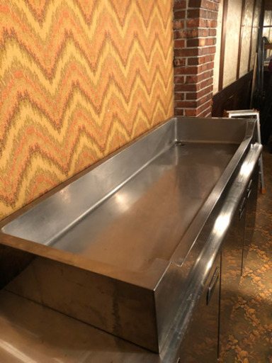 ステンレス製 シンクトップ 1層 舟形 業務用 飲食店 厨房機器  アクアリウム 中古品 桶