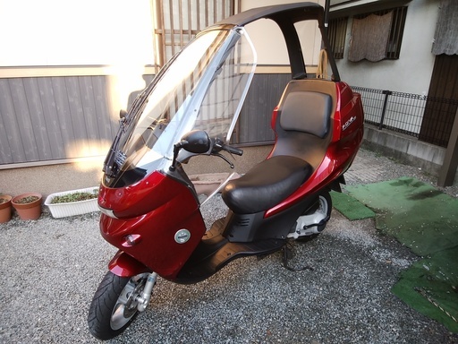 【値下げ】 ベネリ アディバ 150 収納可能な屋根付きバイク エンジン載せ替え済 自賠責2019年11月まで