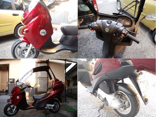 【値下げ】 ベネリ アディバ 150 収納可能な屋根付きバイク エンジン載せ替え済 自賠責2019年11月まで