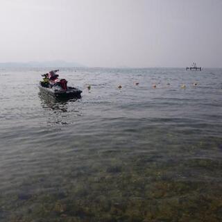 琵琶湖でジェット