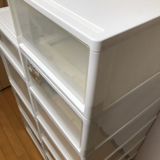 美品★衣装ケース クローゼット用 stora 大中小サイズの画像