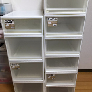 美品★衣装ケース クローゼット用 stora 大中小サイズ