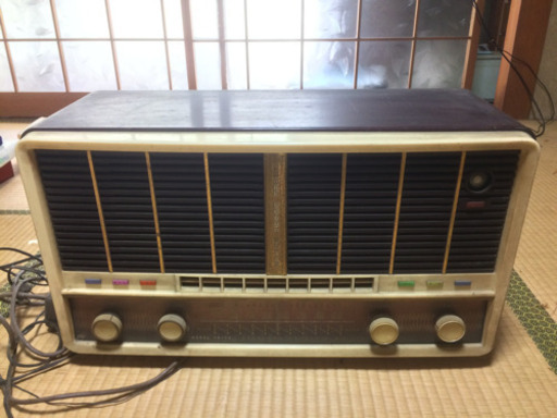 昭和レトロ シャープ真空管ラジオ ジャンク品