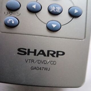 SHARP リモコン　GA047WJの画像