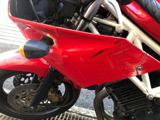 TRX850 実働 フルエキ バックステップ ブレーキマスター (でかこ