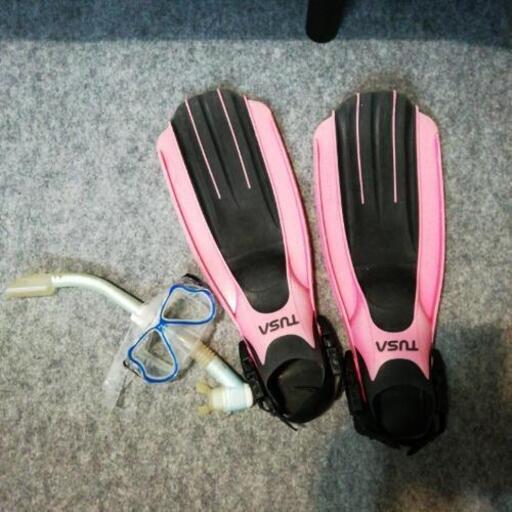 スノーケリング3点セット ＴＵＳＡ
