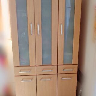 【美品】ニトリ製食器棚