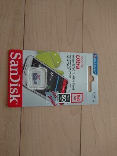 【新品】 マイクロSDカード 64GB SanDisk