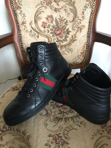 中古 GUCCI  ハイカットスニーカー 8 1/2