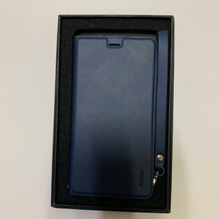 iPhone XR  カバー 手帳式 ネイビー