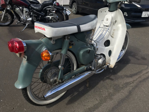 値下げ！1970年代 行灯カブ スーパーカブ ビンテージ ボアアップ 50cc 登録も可